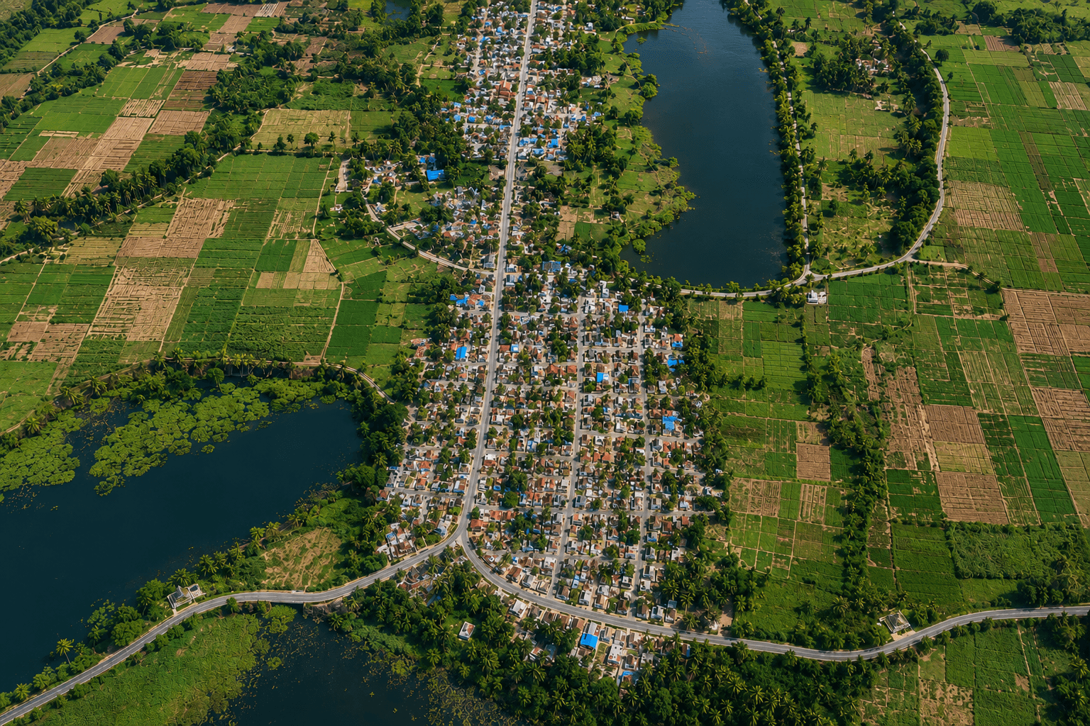 Palamadai Village Sunrise View