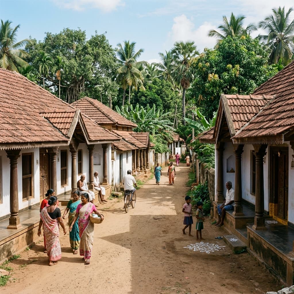 Palamadai Agraharam houses